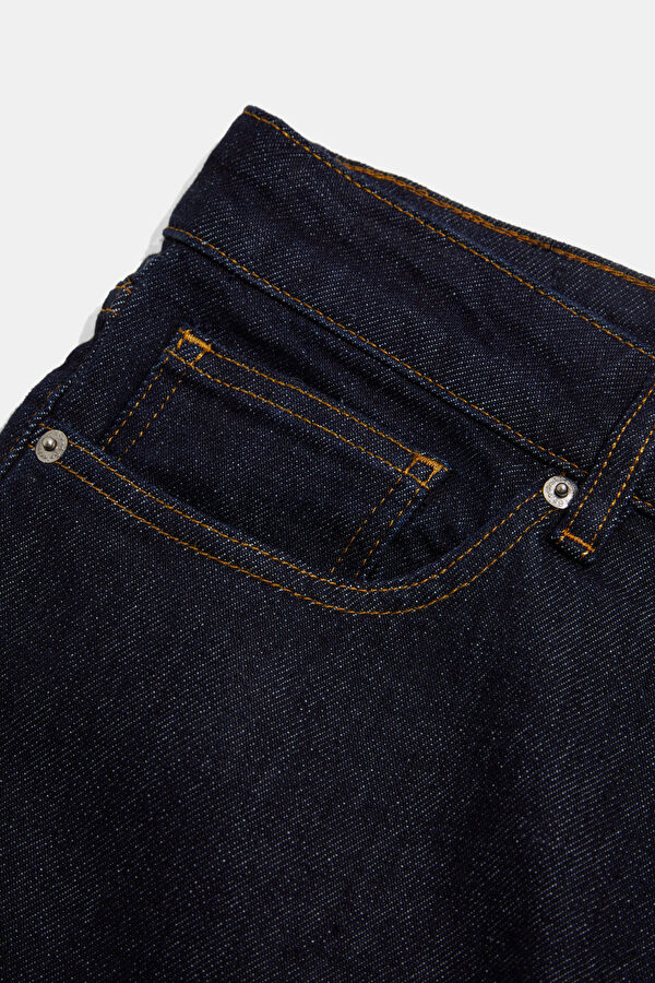 İndigo Slim Fit Organik Pamuk Erkek Jean Pantolon 7