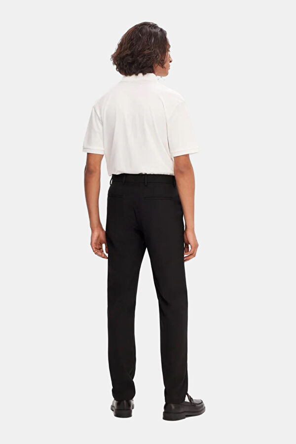Black Slim Fit Men's Pants 3