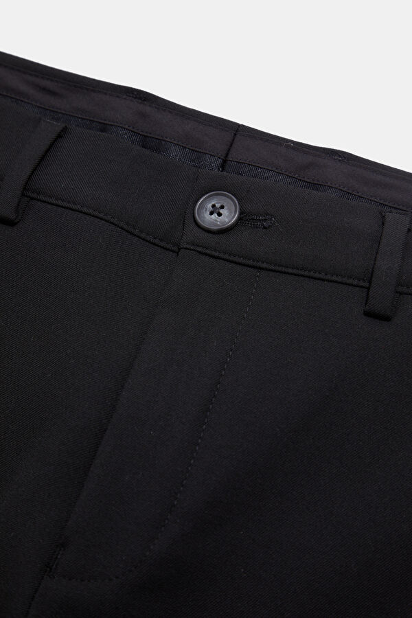 Black Slim Fit Men's Pants 7