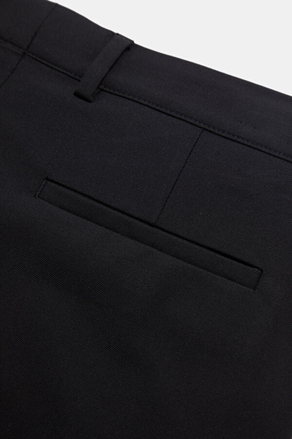 Black Slim Fit Men's Pants 8