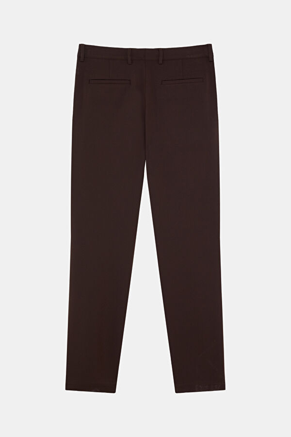 Brown Slim Fit Men's Pants 4