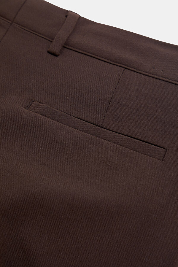 Brown Slim Fit Men's Pants 6