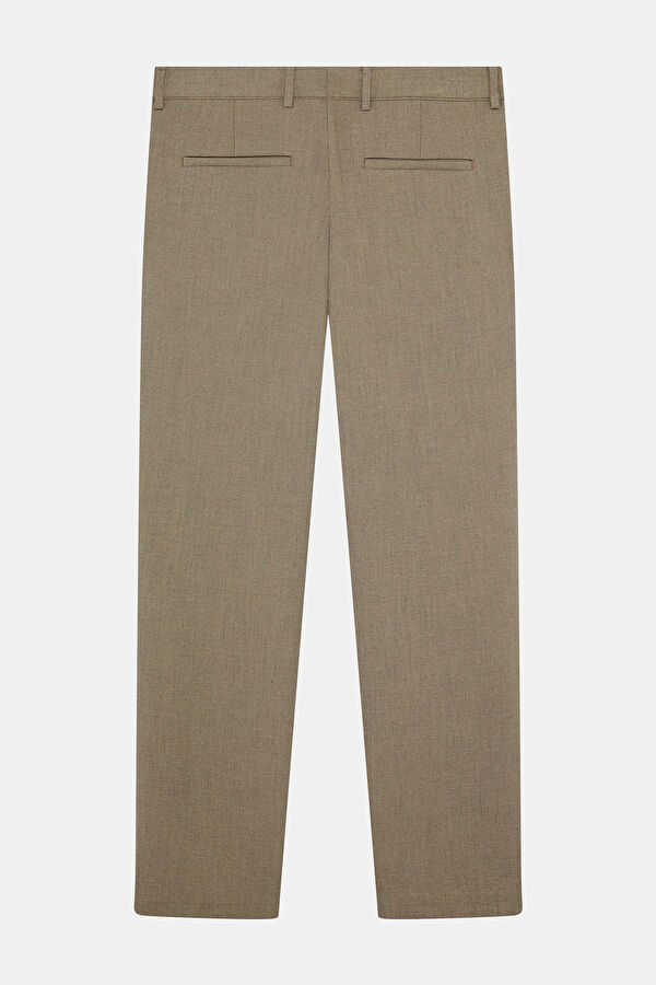 Bej Slim Fit Erkek Pantolon 5