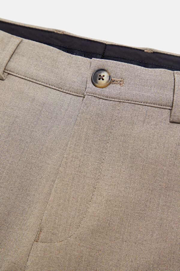 Bej Slim Fit Erkek Pantolon 6