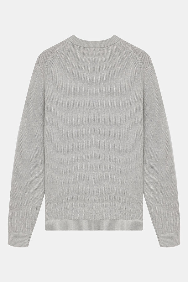 Grey Organic Cotton Men's Sweater 2