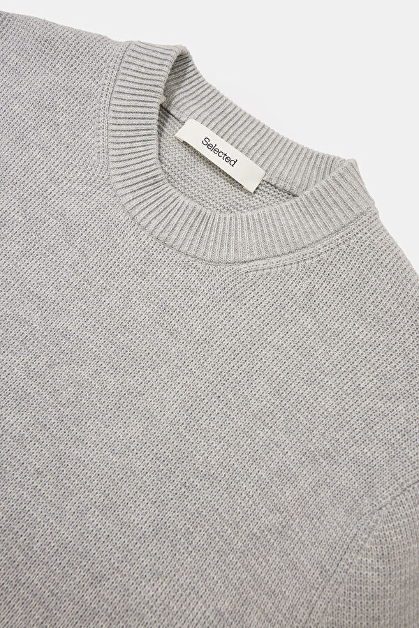 Grey Organic Cotton Men's Sweater 3