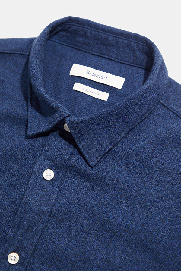 Navy Blue Men's Shirt 4