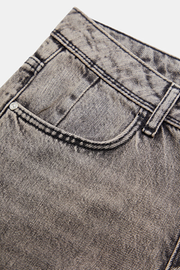 Grey Wide Leg Women's Trousers 4