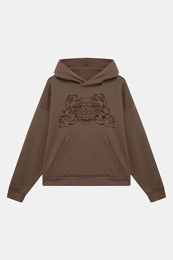 X Ripndip Coffee Relax Fit Hooded Women's Sweatshirt
