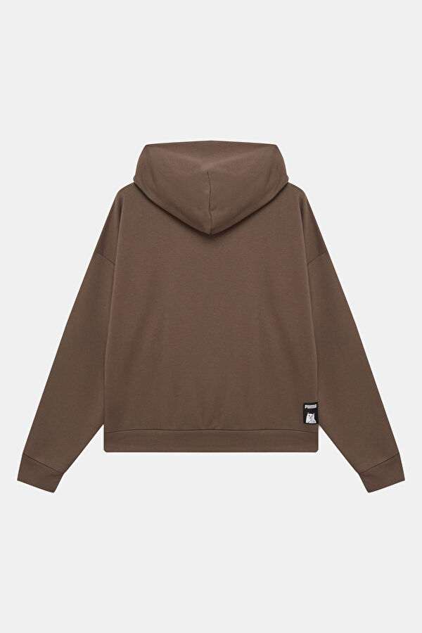 X Ripndip Coffee Relax Fit Hooded Women's Sweatshirt 2
