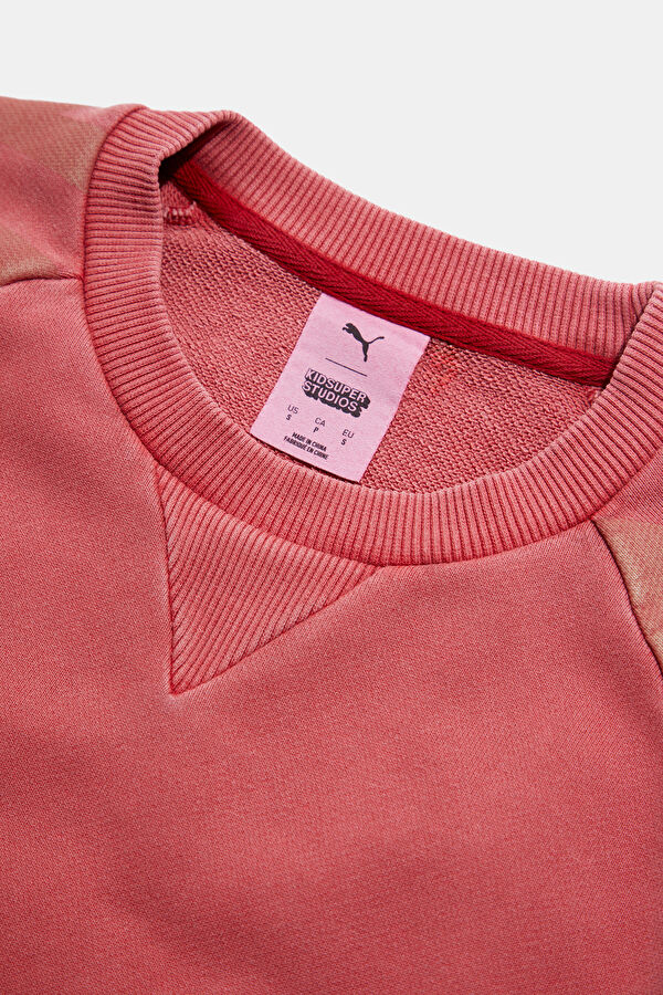 Kırmızı Kapuşonlu Kadın Sweatshirt 3