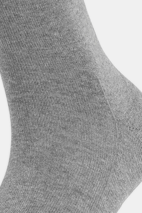 Gray Melange Socks 4