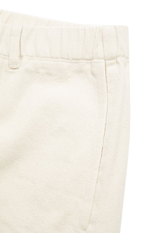 Krem Straight Kadın Pantolon 8