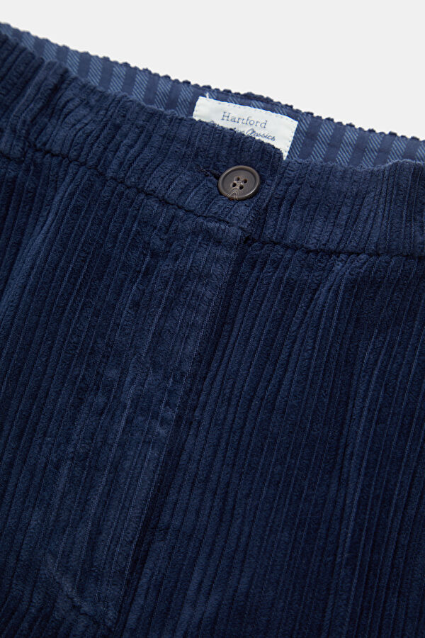 Lacivert Wide Leg Kadın Pantolon 3