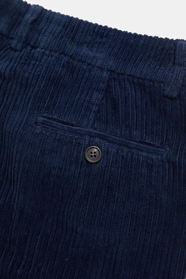 Lacivert Wide Leg Kadın Pantolon 5