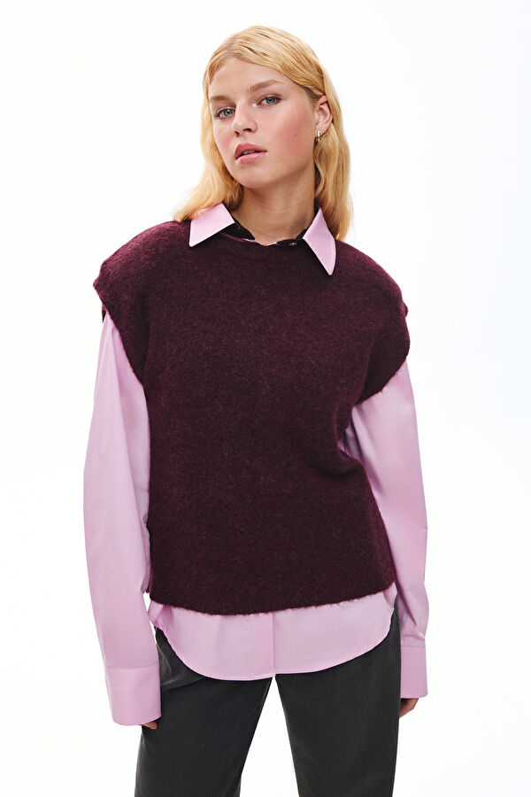 Burgundy Women's Vest