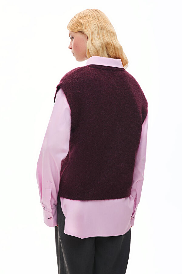 Burgundy Women's Vest 2
