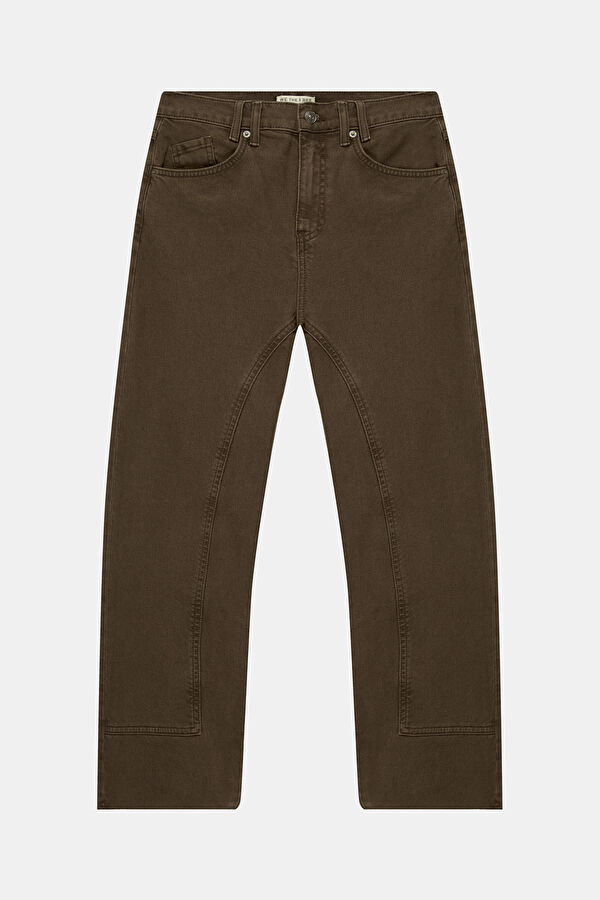 Koyu Kahve Loose Fit Kadın Pantolon 5