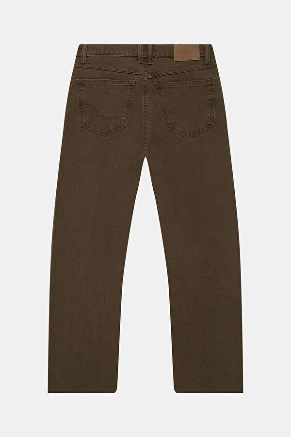 Koyu Kahve Loose Fit Kadın Pantolon 6
