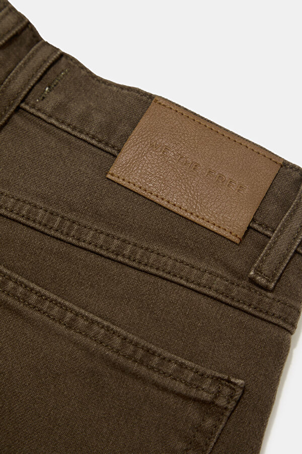 Koyu Kahve Loose Fit Kadın Pantolon 9