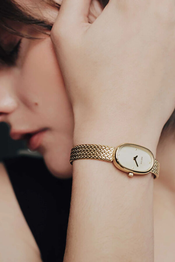 Jane Mini Tethered Gold and Metal Kol Saati 4
