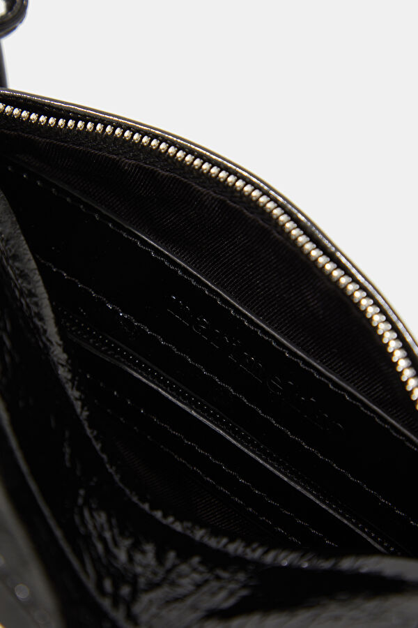 Pikku Karla Patent Black Bag 6