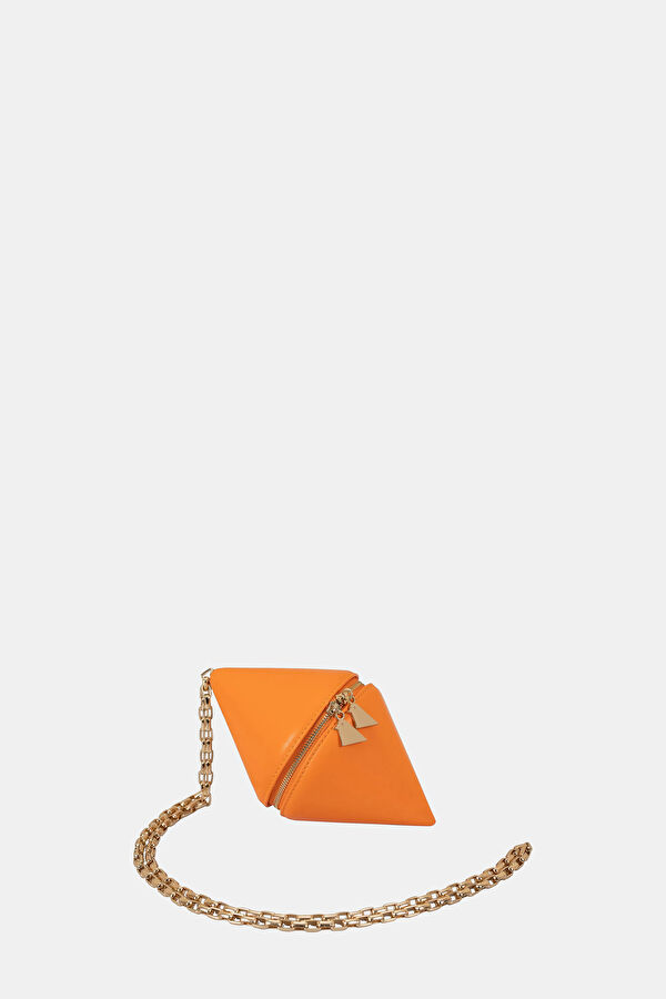 Orange Leather Bag