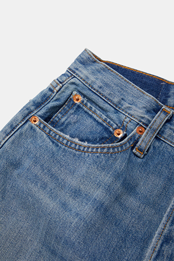 Blue Wide Leg Women's Pants 8