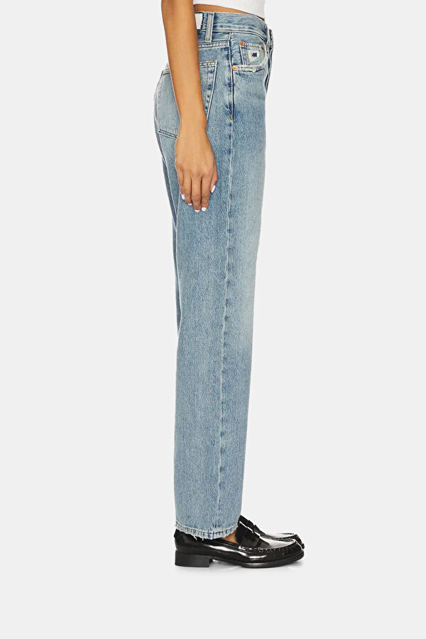 Blue Straight Women's Pants 5
