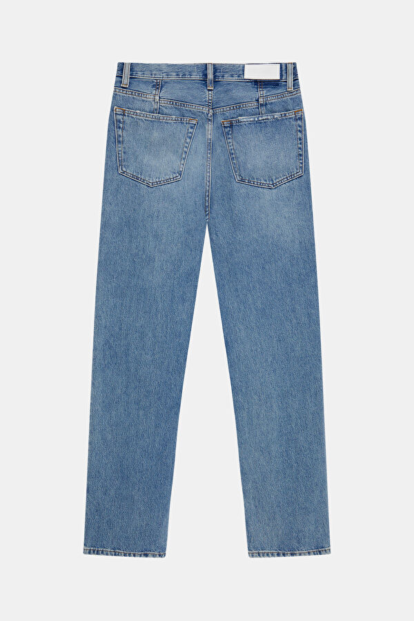Blue Straight Women's Pants 7