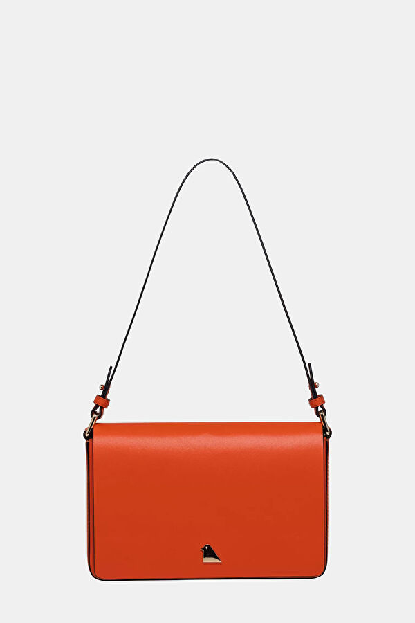 Orange Leather Bag