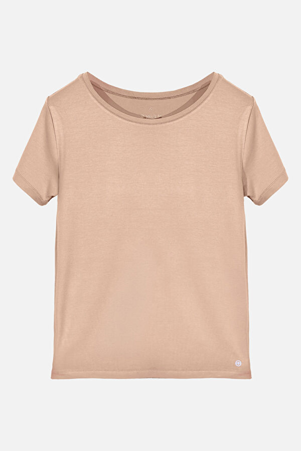 Beige Women's T-Shirt