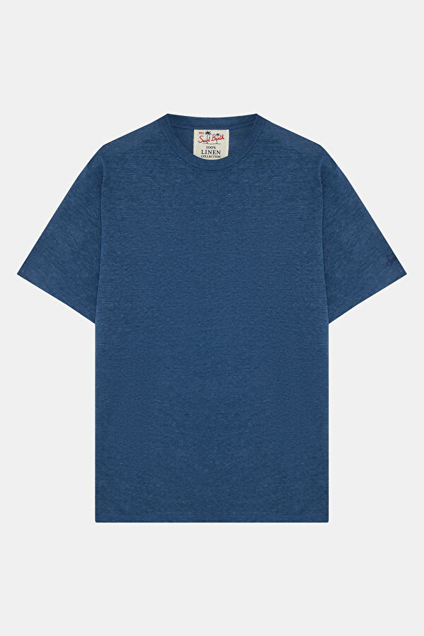 Relax Fit Navy Blue Crew Neck Men's T-Shirt