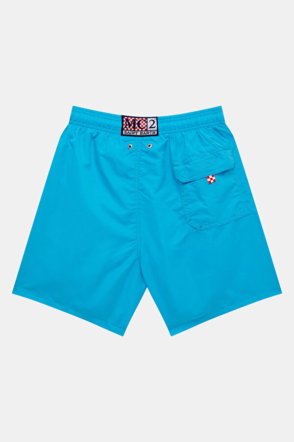 Men's Blue Elasticated Swimsuit 2