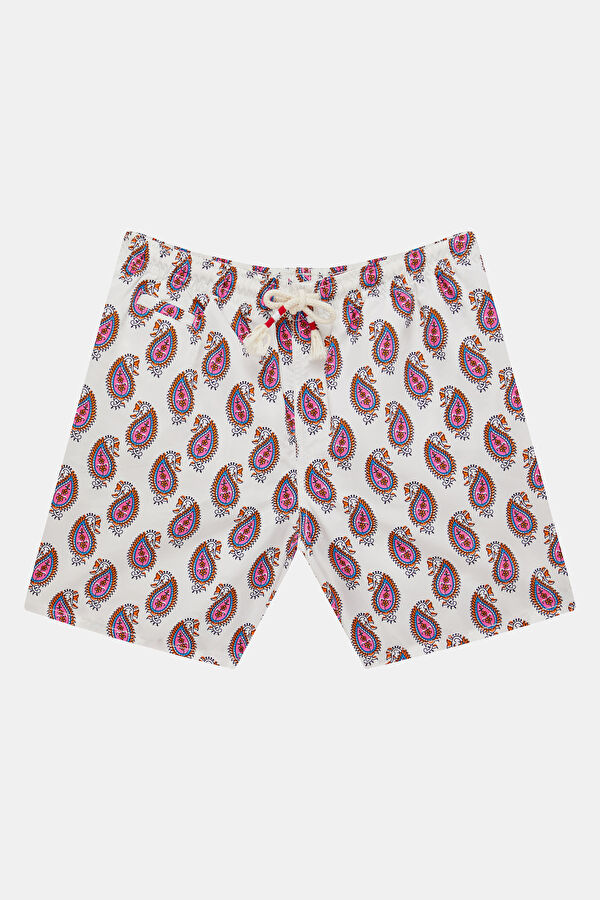 Colorful Patterned Elastic Men's Swimsuit