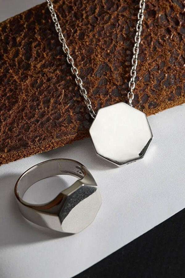 Silver Colored Necklace 4