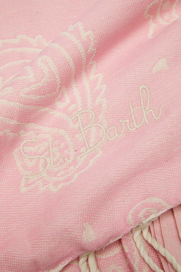 Pink Patterned Towel 2