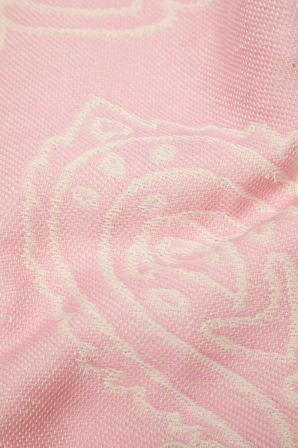 Pink Patterned Towel 3