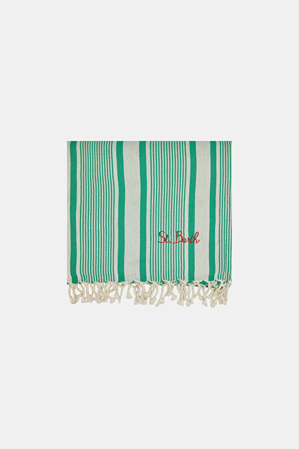 Green Beach Towel