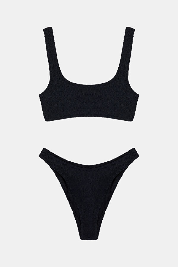 Siyah Bağlamalı Bikini