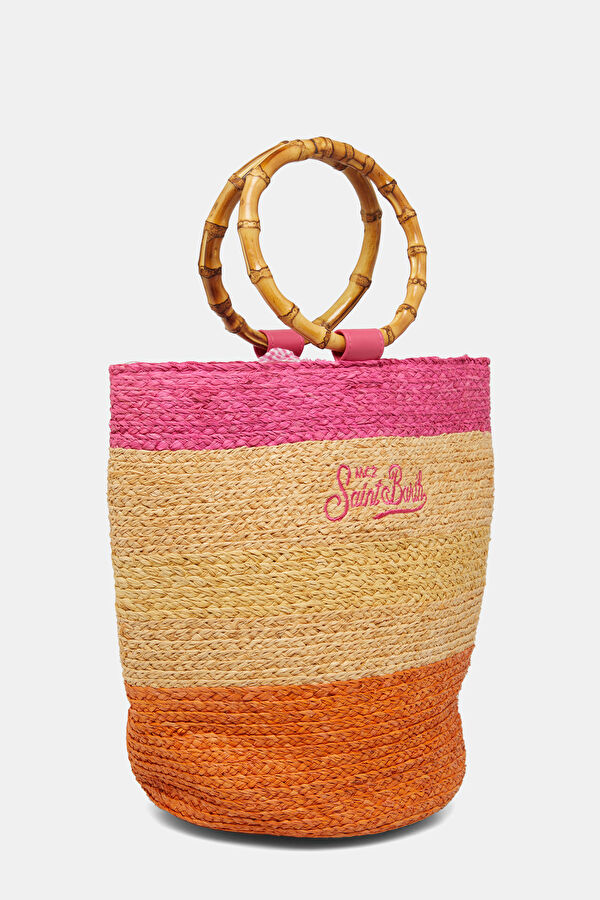 Kartie Orange Striped Bag 2