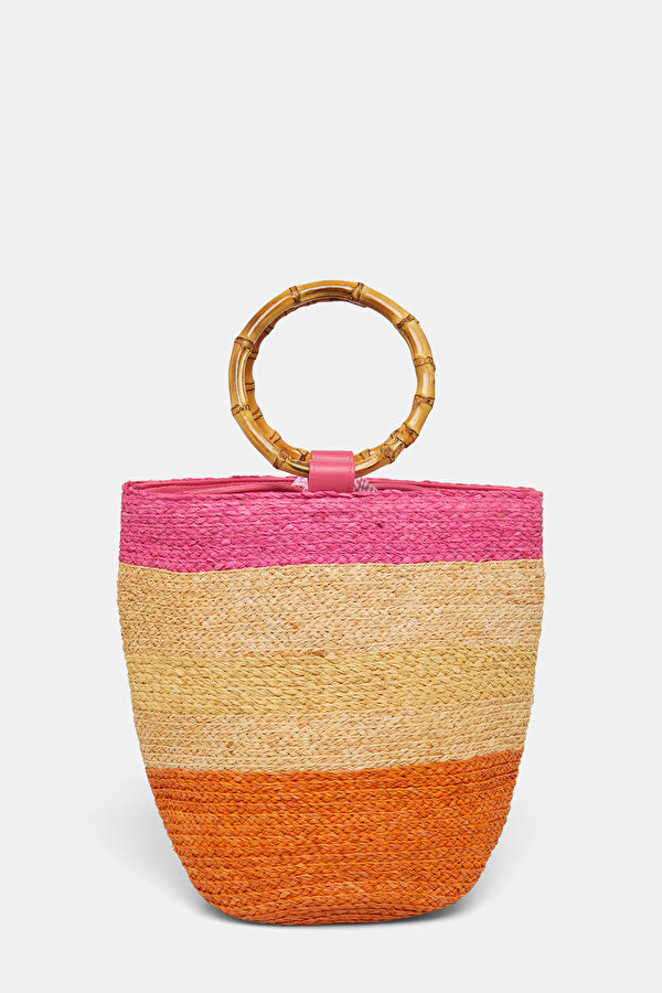 Kartie Orange Striped Bag 3