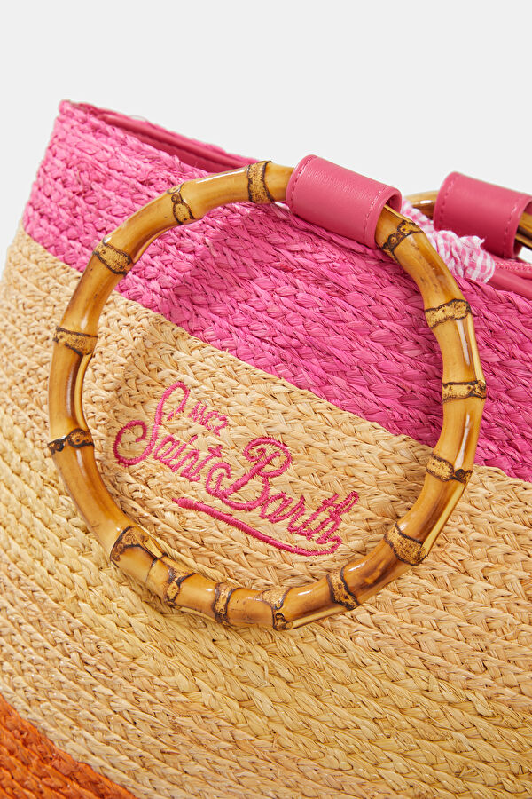 Kartie Orange Striped Bag 4
