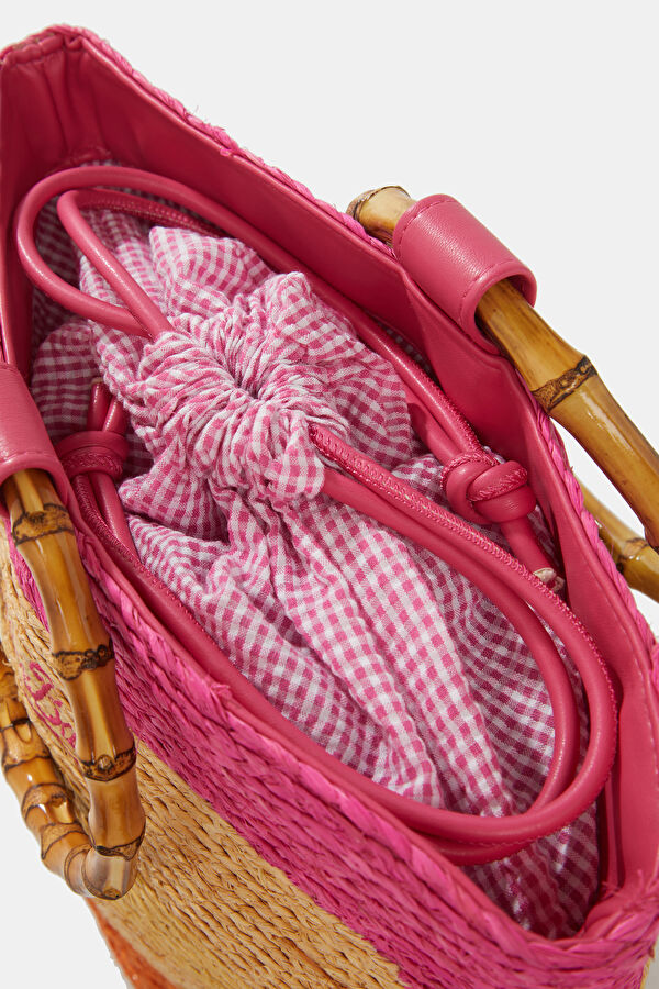 Kartie Orange Striped Bag 5