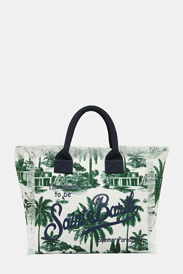 Vanity Green Patterned Bag