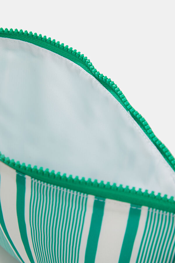 Pareasy Green Striped Pattern Bag 6