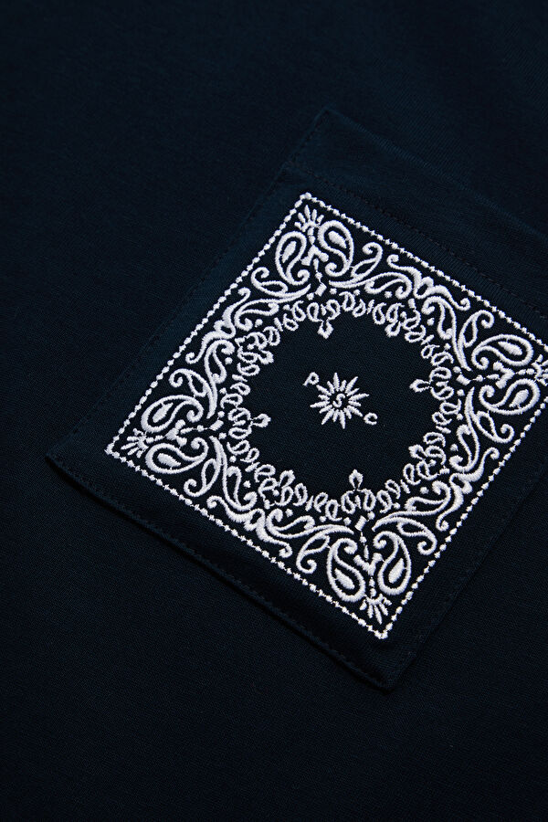 Lacivert Erkek T-Shirt 4