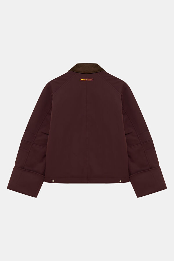 Burgundy Women's Jacket 2