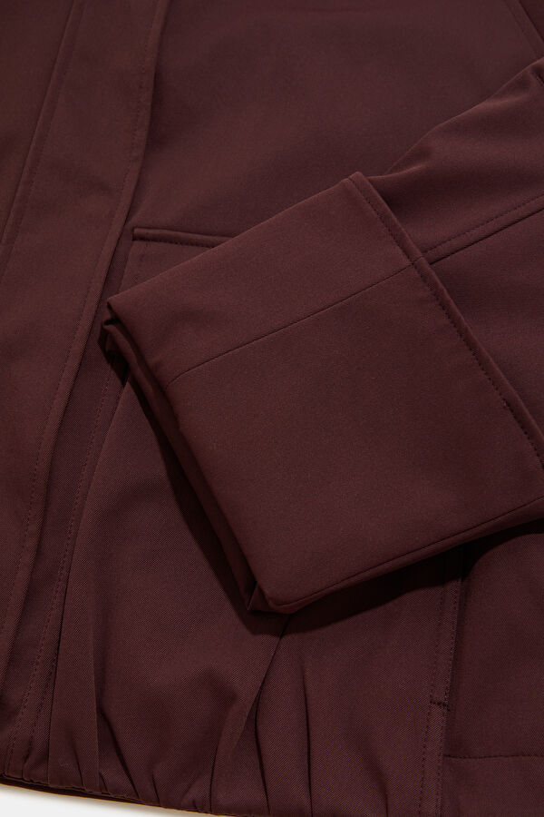 Burgundy Women's Jacket 4