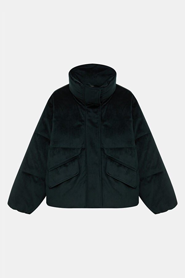 Dark Green Women's Coat